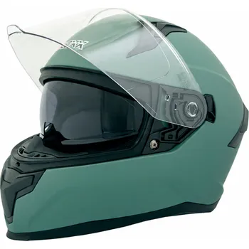 Helma na motorku MOTOCYKLOVÁ PŘILBA INTEGRÁLNÍ ZAVŘENÁ FULLFACE VELIKOST L S HOMOLOGACÍ ZELENÁ