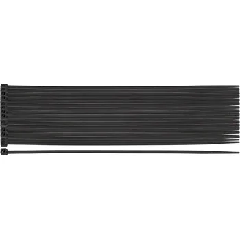 Stahovací páska NEO TOOLS Stahovací pásky 2,5×200 mm, černé, 100ks 01-624