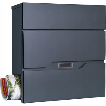 Poštovní schránka Poštovní schránka Gockowiak s držákem na noviny, šedá