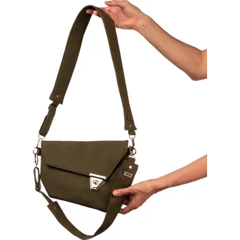 Kabelka Dámská kabelka City Spirit - khaki | Koženková dámská kabelka | česká výroba