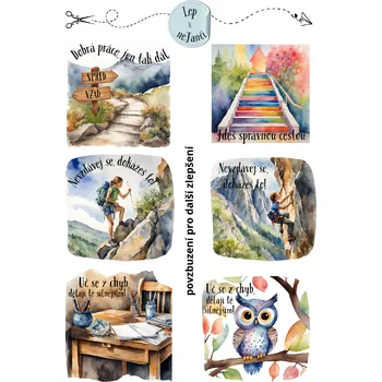 samolepka SAMOLEPKY ŠKOLNÍ MOTIVAČNÍ 5