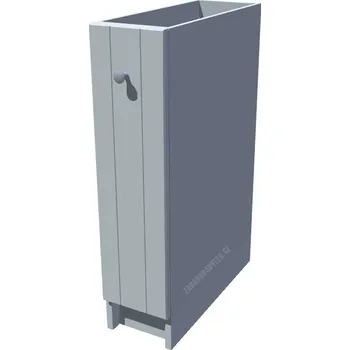 Kuchyňská skříňka Dolní skříňka Diana s drátěným programem a dojezdem 20 cm