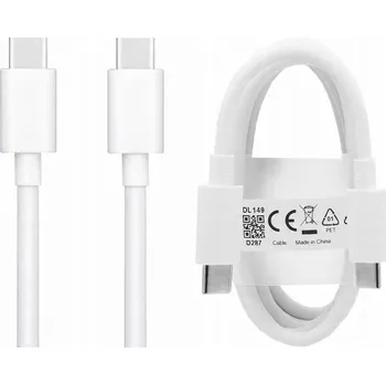 Datový kabel Kabel Oppo USB-C - USB-C 1 m bílý
