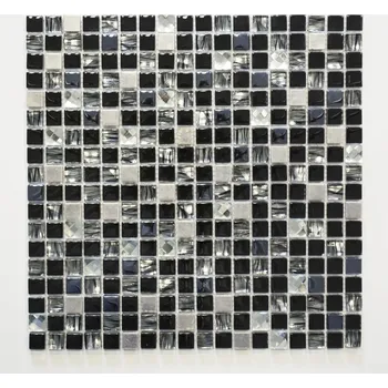 Obklad Mozaika WzorcowniaStudio 30 x 30 cm černá