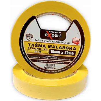 Lepicí páska MALÍŘSKÁ PÁSKA ŽLUTÁ STRONG - XL 19mm x 50m