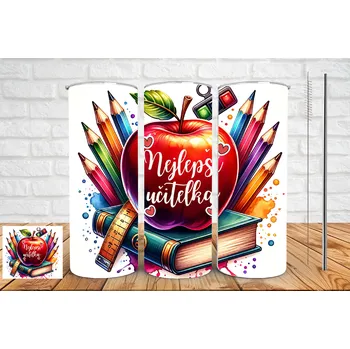 Termohrnek PERSONALISOVANÝ TERMOHRNEK NA MÍRU - NEJLEPŠÍ UČITELKA