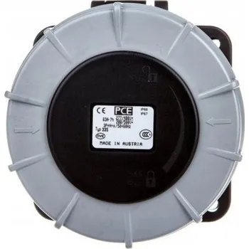 Elektrická zásuvka Hermetická Elektrická Zásuvka Pce černá