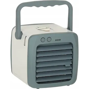 Klimatizace Klimatizace přenosná mini klimatizace stolní ventilátor zvlhčovač USB bílý