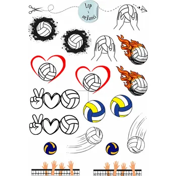 samolepka SAMOLEPKY VOLEJBAL 4