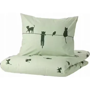 Povlečení Sada povlečení IKEA 150 x 200 cm zelená