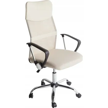 Kancelářská židle otočná nastavitelná béžová