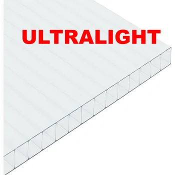 Průsvitná krytina EXOLON komůrkový polykarbonát 2/10 čirý ULTRALIGHT 2100 x 6000 mm