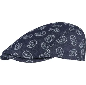 Čepice Fléchet - Since 1859 Letní bekovka Fléchet s paisley vzorem – modrá Velikost: 59 cm (L)