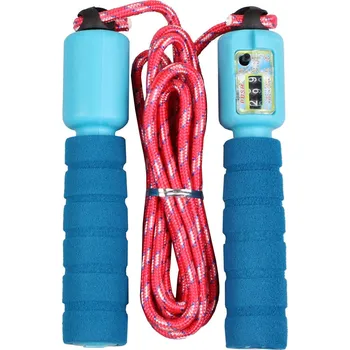 Švihadlo Merco JR 34 švihadlo s počítadlem, nastavitelná délka modrá