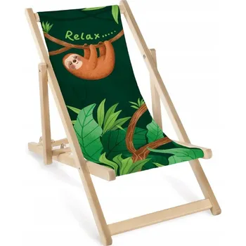 Zahradní lehátko Lehátko Allbag dřevěné, vícebarevné, s potiskem