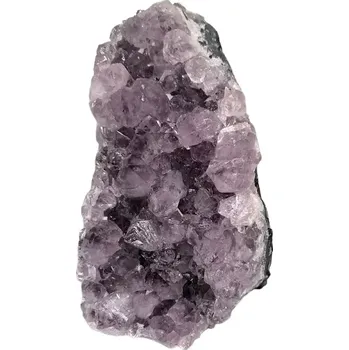 Sběratelství Ametystová geoda 623 g z Uruguaye s většími krystaly a řezanou základnou