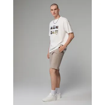 Pánské kalhoty Bavlněné šortky - M - House - béžová - 901GL-80X