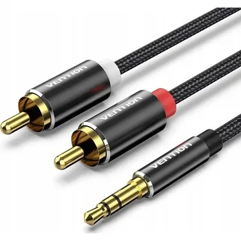 Audio kabel Kabel 5m mini Jack - 2 x RCA cinch (chinch) UGREEN audio kabel – kvalitní a odolný