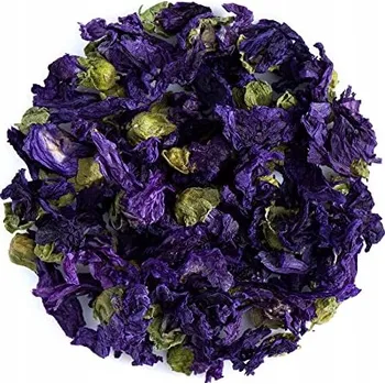 Jedlá dekorace na dort Sléz Divoký sušené jedlé květy Slézu na svíčky 20g