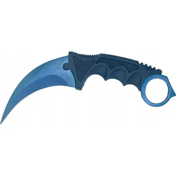 Kuchyňský nůž NŮŽ KARAMBIT PRO PŘEŽITÍ CS:GO TRÉNINKOVÝ - Modrá ocel