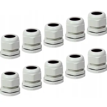 Kabelová průchodka metrická M20x1,5 IP68 polyamidová 10 Ks
