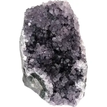 Přírodní kámen Ametystová geoda z Uruguaye 527 g s chalcedonem