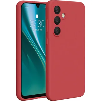 Pouzdro na mobilní telefon Silikonový kryt Etteri pro Samsung Galaxy A36 5G malinový