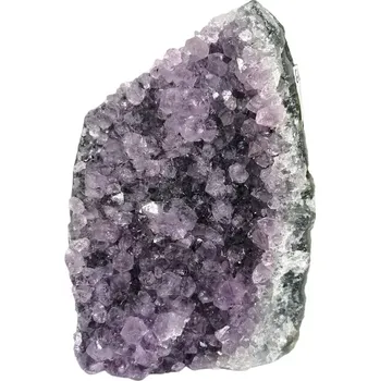 Sběratelství Ametystová drůza s chalcedonovou kresbou 647 g – přírodní krystal z Uruguaye