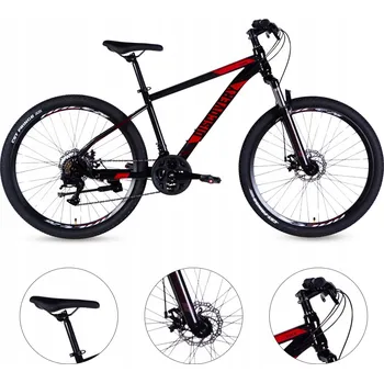 Horské kolo Horské kolo MTB Hurtex RIDER 26 R13 CZCZ rám 13 palců, kolo 26", černé