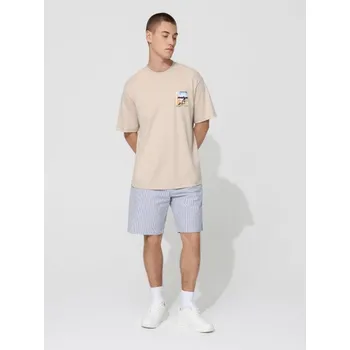 Pánská móda Bavlněné šortky - XXL - House - bledě modrá - 061EX-05X