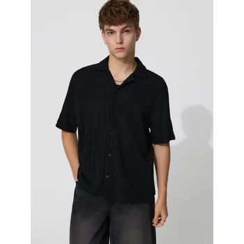 Pánská móda Košile s krátkými rukávy - XL - House - černá - 463GM-99X