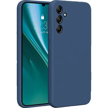 Pouzdro na mobilní telefon Silikonový kryt Etteri pro Samsung Galaxy A34 5G tmavě modrý