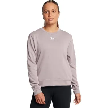 Dámská mikina Dámská mikina Rival Terry Crew Grey - Under Armour Barva: šedá, Velikost: XS