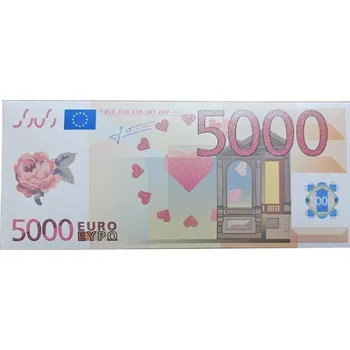 Čokoláda Bankovka 60 g - 5000 EURO