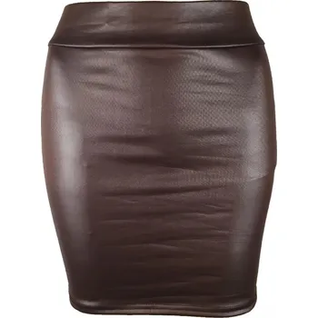 Dámská sukně Sexy bodycon sukně Velikost: XL, Barva (Varianta): Coffee short