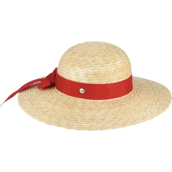 Klobouk Fléchet - Since 1859 Dámský letní slaměný klobouk Fléchet s červenou mašlí Velikost: 59 cm (L)