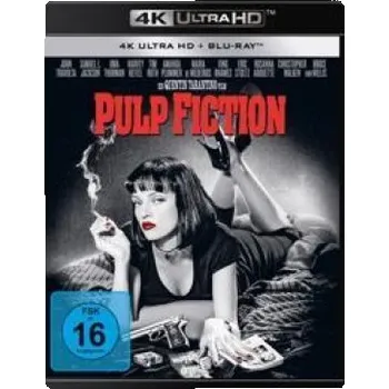 Blu-ray film Pulp Fiction, 1 4K UHD-Blu-ray + 1 Blu-ray (Replenishment) – Quentin Tarantino,John Travolta,Samuel L. Jackson (EN)
