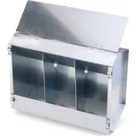 KERBL Krmítko závěsné pro králíky a slepice, krmný automat 3-místný, pozink