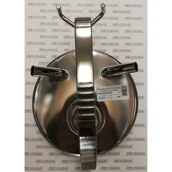 Víko nerezové s 2 vývody, D17STD,ovce a kozy