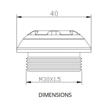 Zátka oleje PUIG TRACK 20342O zlatá KAWASAKI EX Ninja 300 2013-2017