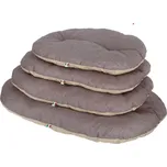 Polštář LONETA pro psy, šedo-hnědý, 58 x 43 cm