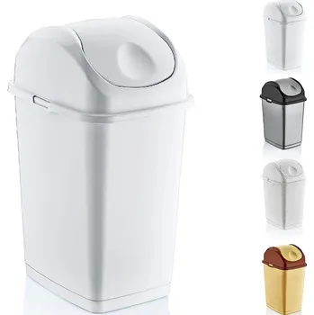 Odpadkový koš Koš odpadkový výklopný 18L SLIM, mix barev