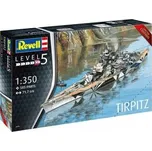 Plastic ModelKit loď 05096 - German Battleship WWII TIRPITZ (1:350)