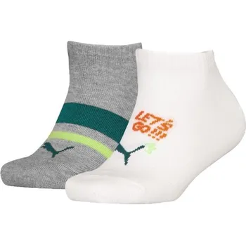 Pánské ponožky Puma Kids' Trainers Socks Green Combo Chd C8-C13