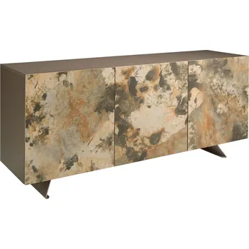 Komoda Hnědá lakovaná komoda Angel Cerdá No. 3270, 180 x 50 cm