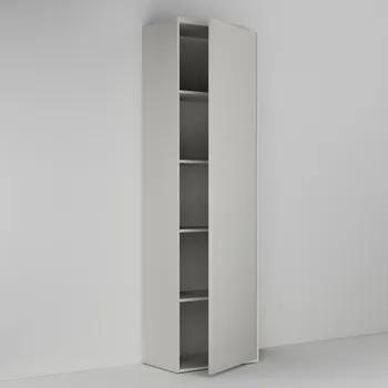 Šatní skříň Skříň ke kóji s dvířkem, policemi (hl. 42cm)