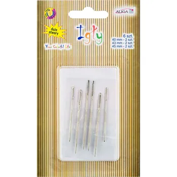 Aliga Sada jehel s velkými otvory 6 ks