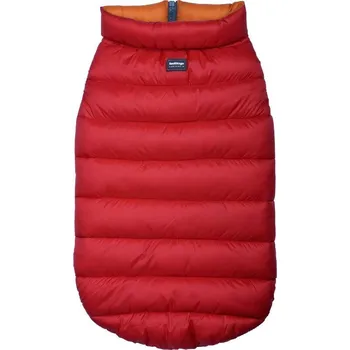 Obleček pro psa Red Dingo bunda Puffer Jacket – Red/Orange velikost bundy 25 cm