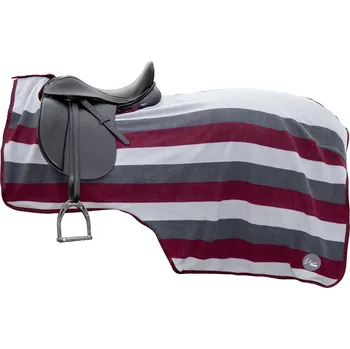 Vybavení pro koně HKM Deka bederní odpocovací Professional vínovo/šedá 145