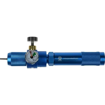 Airsoftová kulička PPS plnička z CO2 bombičky s tlakoměrem a regulací, PPS Airsoft